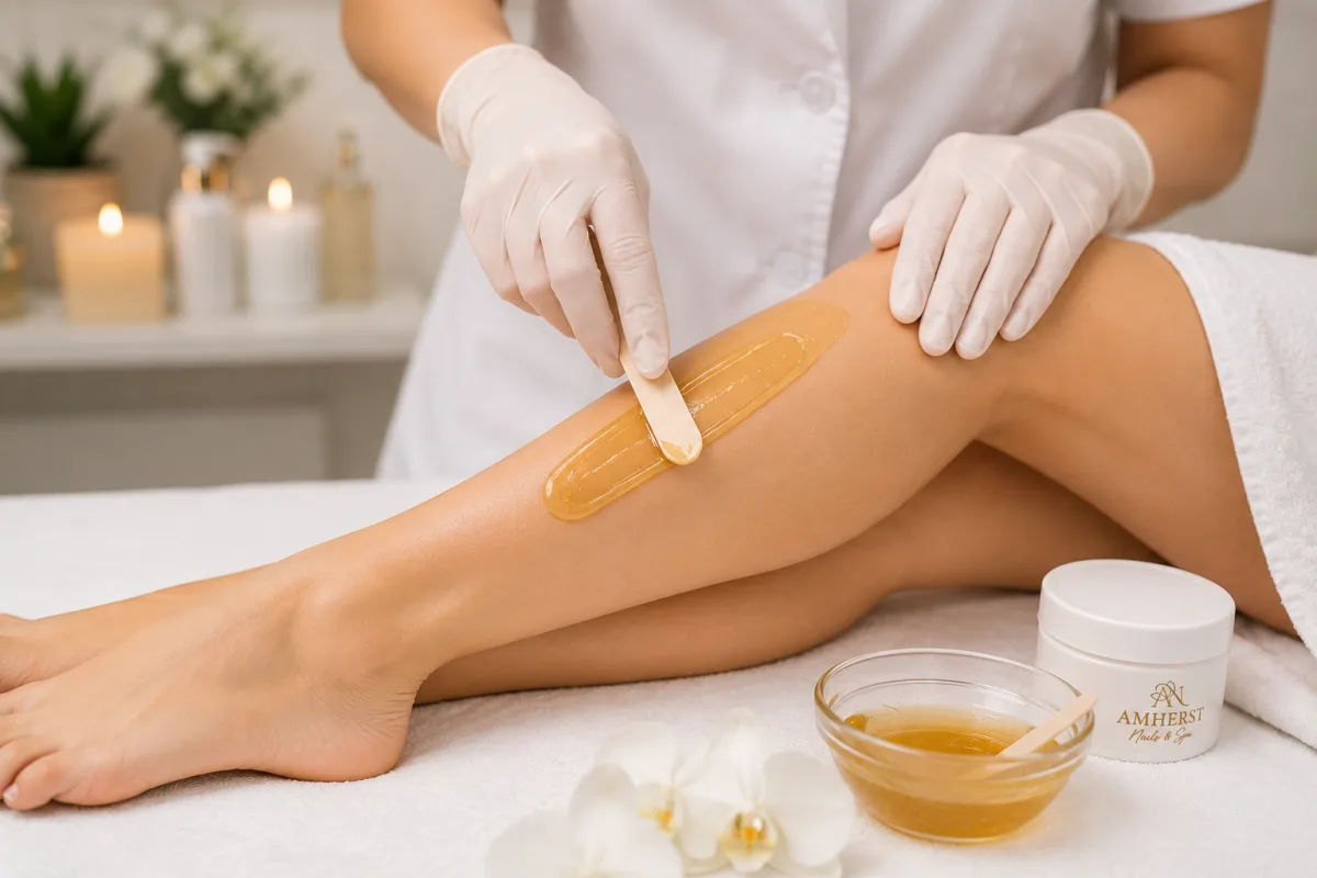 Amherst Nails professional waxing service