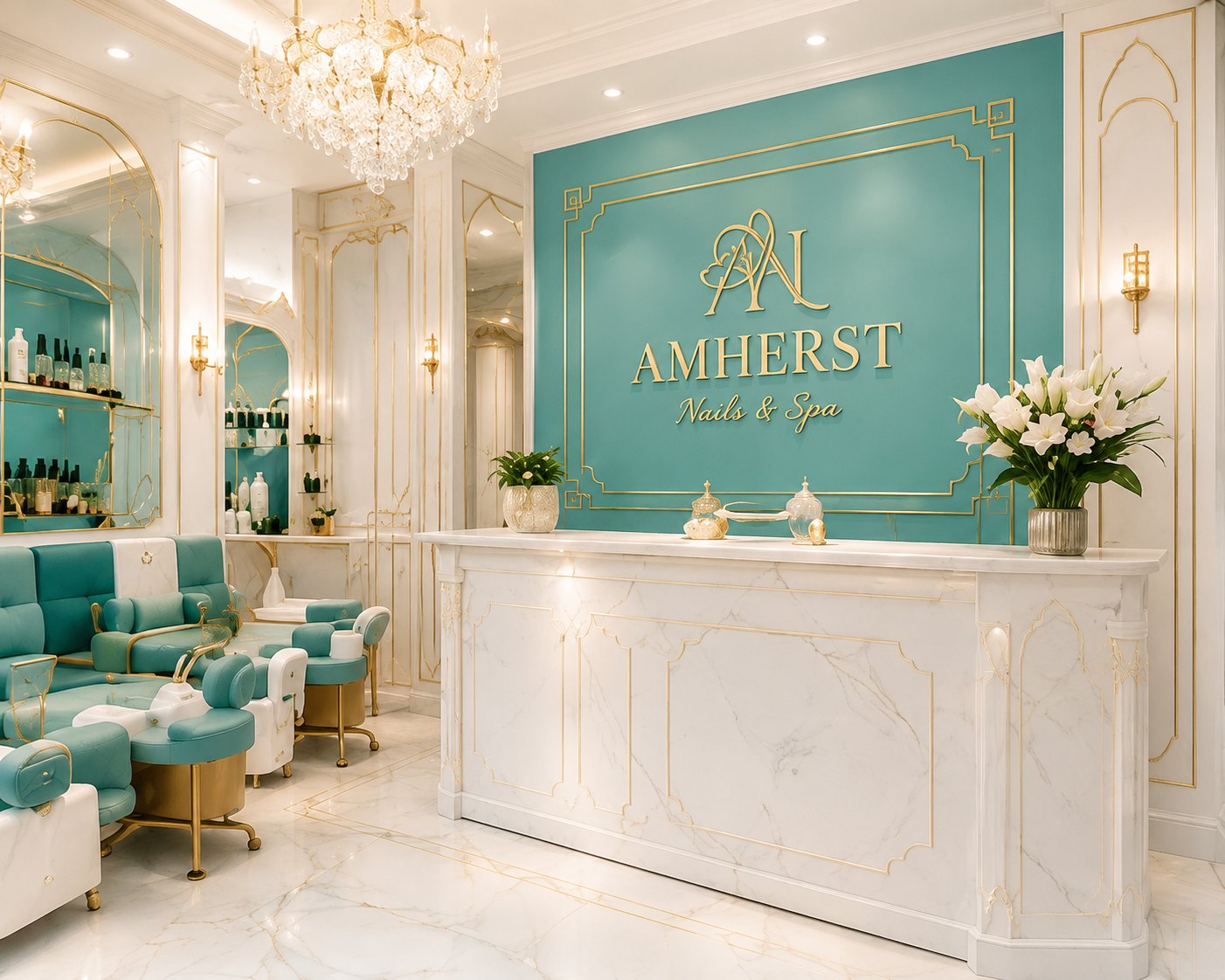 Amherst Nails reception